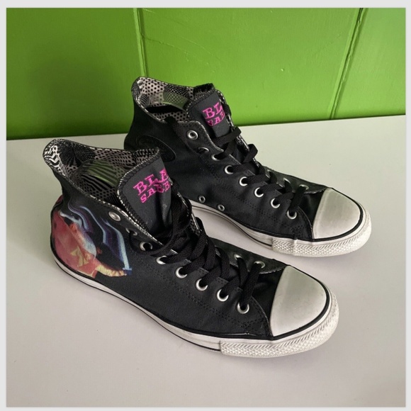 Converse X Black Sabbath Paranoid ozzy HI TOP shoes sneakers chuck Mens size 10